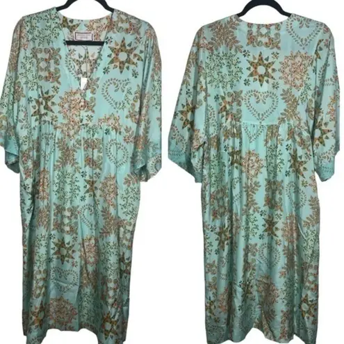 Johnny Was SILK CORBETTA KIMONO DRESS NWT