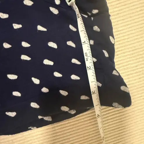 Soma Intimates Navy White Dot Lounge Sleep Shorts Size Large Blue