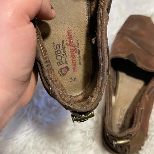 Bob's From Sketchers Woman's Brown Slip on Flats Size 9 - Image 6
