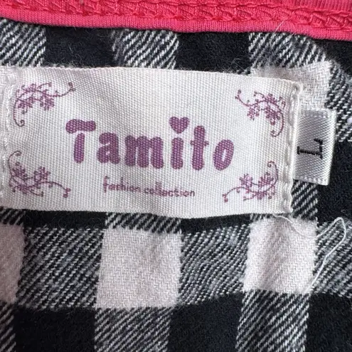 Tamito Rare pink‎ shirt With pop Monsters And Flowers Pink Size L - Image 5