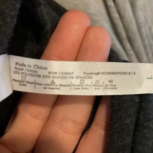 Be Happy Rainbow Flag Cropped Pullover Grey Large Gray