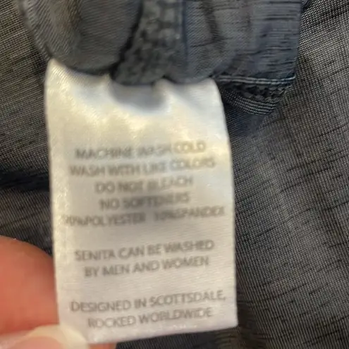 Senita Athletics Grey Tie Back Tank - Size XS