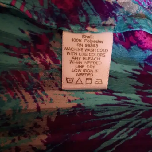 K Dash by Kardashian Long Swimsuit Cover Up Large Purple