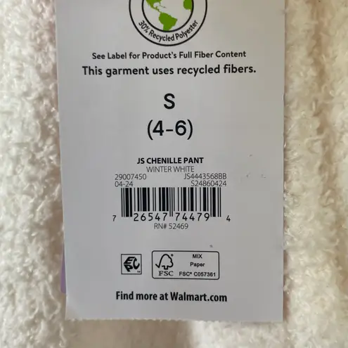 NEW JOYSPUN Ultra Soft & Cozy Chenille Pants Size Small (4