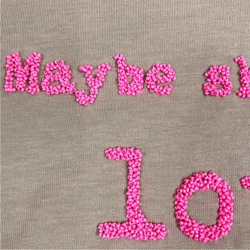 Miss Sixty x WRLDSMTH Beaded Limited Edition T-Shirt Sz 2 Pink Fairy Boho Y2K