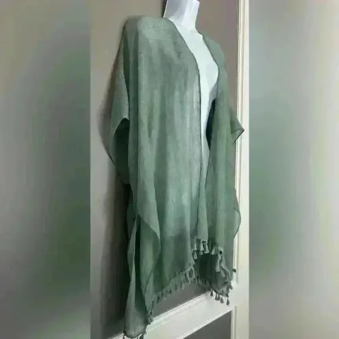 Source Unknown Kimono/Coverup Tassel Open Front (62)