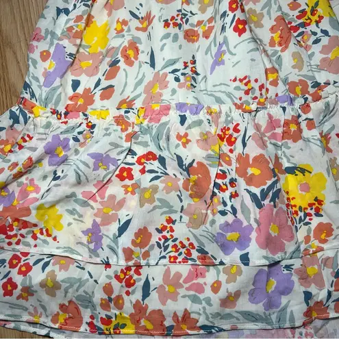 BB Dakota By Steve Madden Tiered Spring Floral Mini Skirt Women’s Size Medium Pink