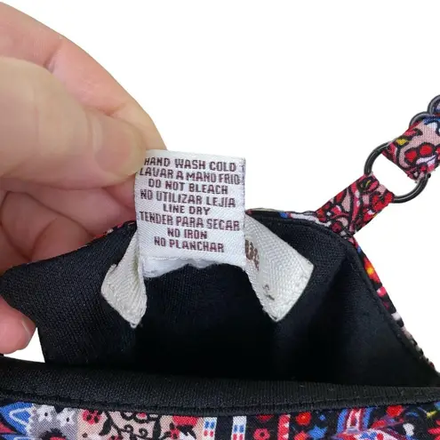 Sans Souci jumpsuit, size Small, multicolor, elasticized waist, pockets