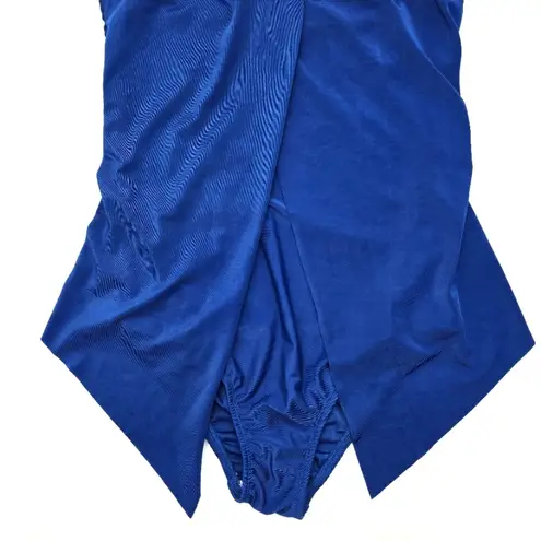 Old Navy  Blue Halter One Piece Bathing Suit Swimwear Swimsuit Medium