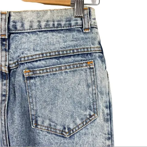 Hunt Club Vintage 12" Super High Waisted Acid Wash Mom Jeans Size 9 100% Cotton