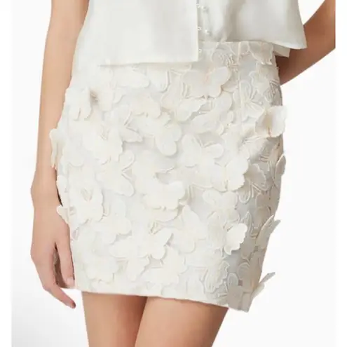 Elliatt Scarlett Butterfly Appliqué Skirt
