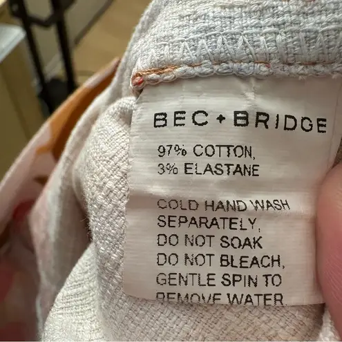 Bec & Bridge Cha Chi Mini dress Floral Print Size 8