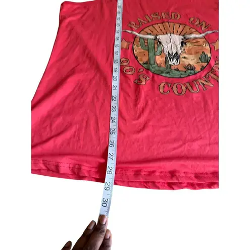 Womens Country Tank Top Pink Marlboro Style Flowy Racerback Skull Western 2XL Size undefined