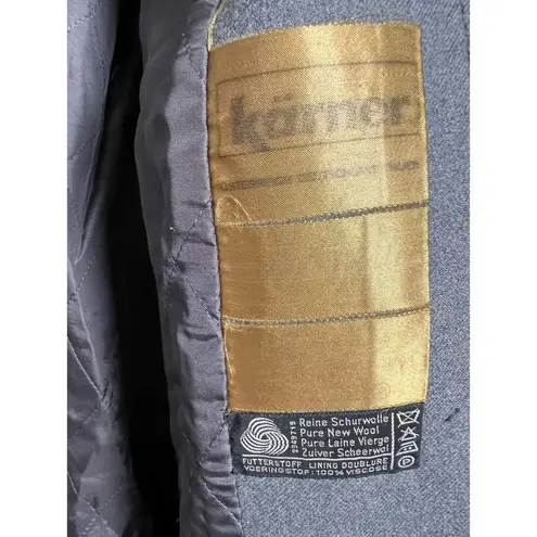 Vintage Karner Alpaca Wool Gray Long Coat Size L Size L