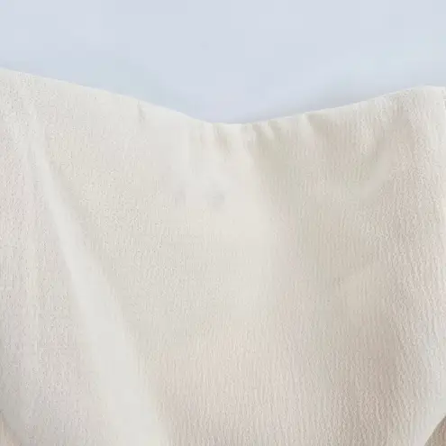 NWT Song of Style Strapless Smocked Romper Cream Size S