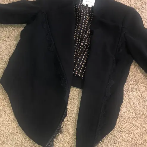Anthropologie Cropped Trendy Blazer with Lace NEVER WORN