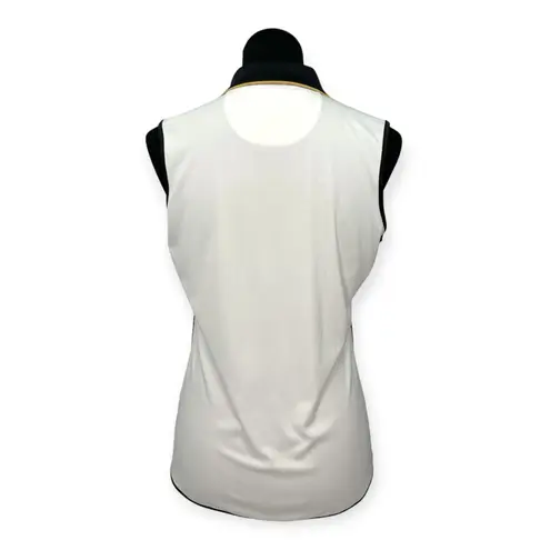 Greg Norman | Medium | ML75 Leopard Accent Play DRY Sleeveless Polo Golf Shirt