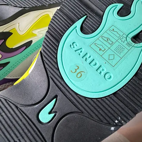 Sandro flame Parme sneakers Colorful Women's athletic shoes 36 athleisure casual