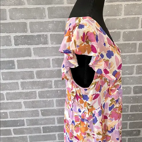 Andree by Unit Flutter Sleeve Mini Dress Women’s Size Large NWT