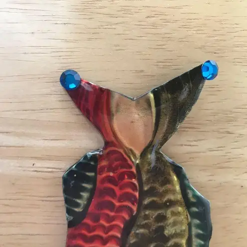 Fish Pin Brooch Handmade Whimsical Vintage Beach