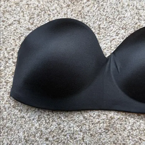 Wacoal  854372 Black Staying Power Wire Free Strapless Bra Size 34C