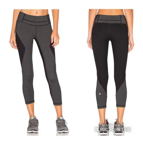 Vimmia Foundation Capri Heather Charcoal Black XS Legging Crop
