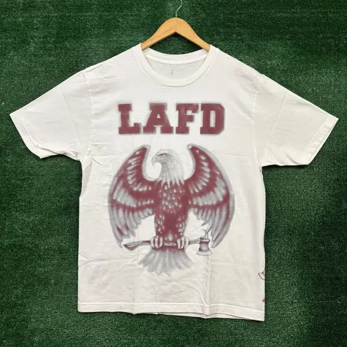 Travis Scott x LAFD Wildfire Fund Cactus Jack Hip-Hop Tee L