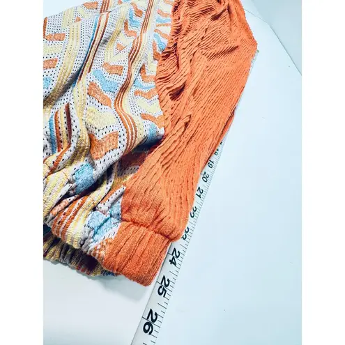 Free People Movement Embroidered Jumpsuit Orange