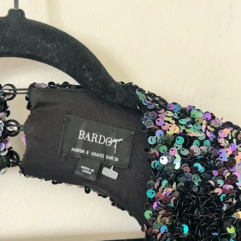 Bardot Jenny Mini Party Dress in Elctrc Sqn