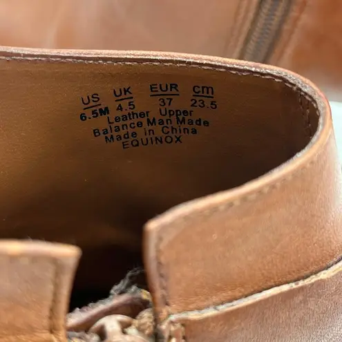 Carlos Santana Women's Equinox Booties Tan Leather Size 6.5M