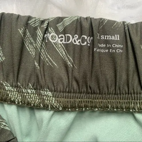 Toad & Co. Whirlwind Wrap Skirt Dark Moss Green XS Green