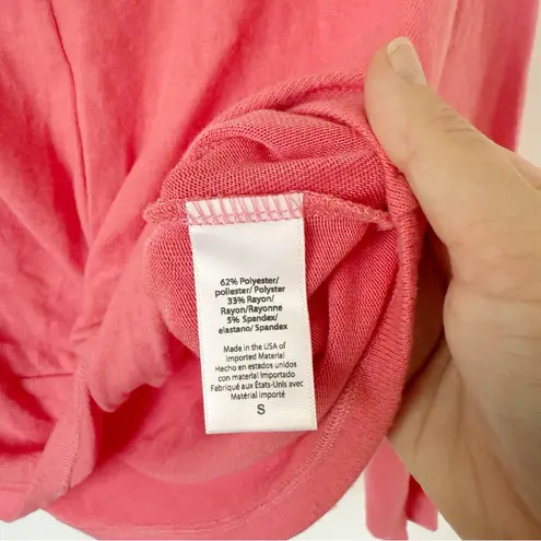 Beyond Yoga Twist It Fate Pink Crush Crewneck Long Sleeve Crop Top Sz S