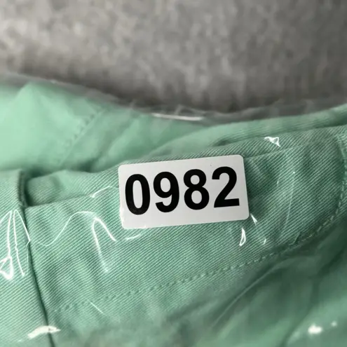 J Crew Shorts Women 8 Green Chino Shorts Helm Fun Summer Casual Preppy Nautical Size 28