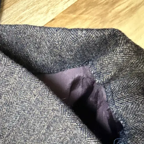 Bernard Zins Wool Trouser Pants Womens 26x27.5in Striped Tailored France *Flaw Brown Size undefined