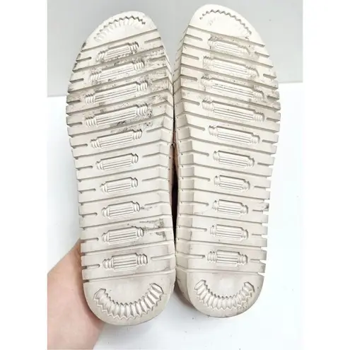 Harmony Balance Sashay Mules Size 8 Beige Perforated Slip On Shoes Tan