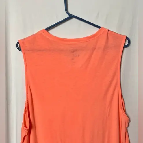 Fox Racing Fox Tech Women's Tri Dri Coral Fox Head Logo Muscle Tee Size XL