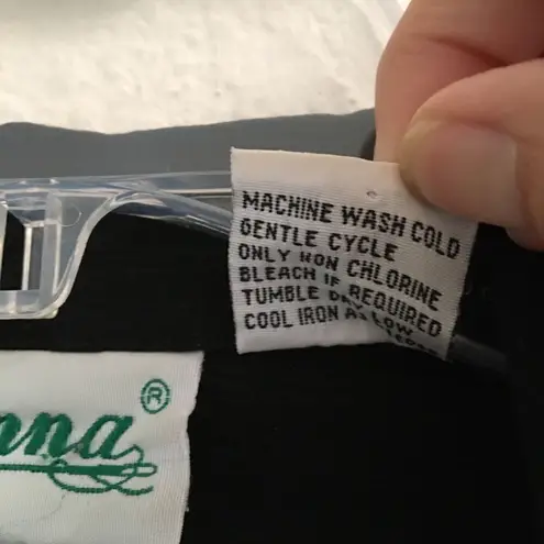 Vintage semi sheer black dark academia sleeveless blouse M Black Size M