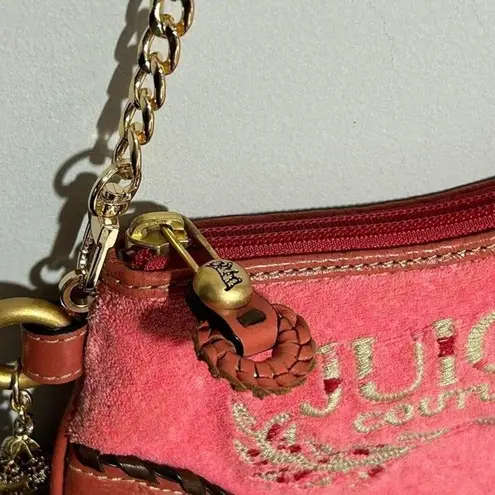 Juicy Couture Vintage Y2k  Reworked Terry‎ Cloth Mini Shoulder Bag