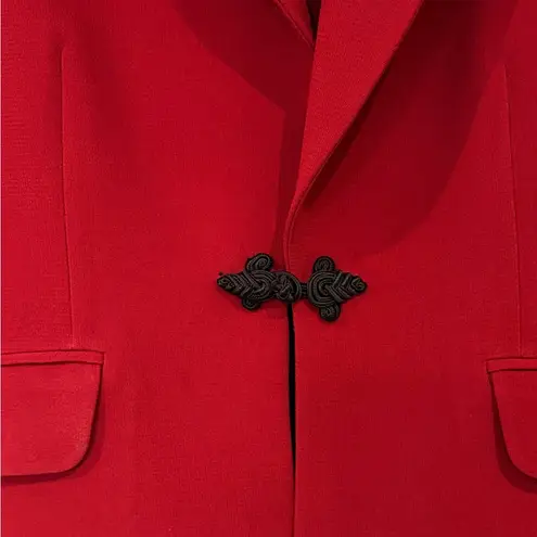 Tahari Arthur S. Levine Red Petite Blazer 2P ClassicWorkwear Holiday Office Chic