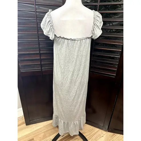 Nordstrom  Women's Moonlight Eco Ruffle Nightgown Gray Heather S NWOT