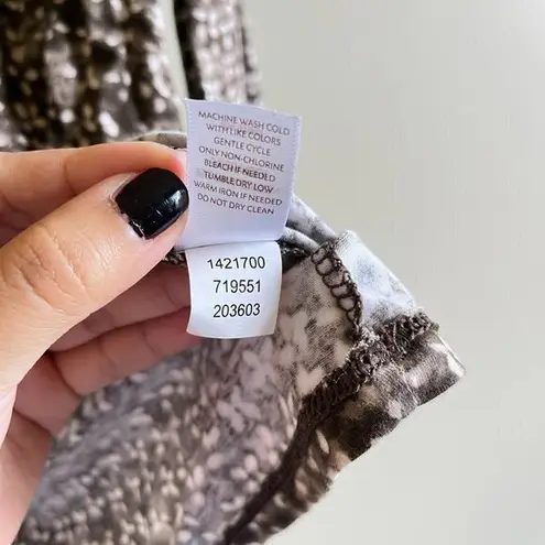 J.JILL PURE J.JILL KNIT LONG SLEEVE TOP TEE WOMENS SIZE XS CREWNECK Tan