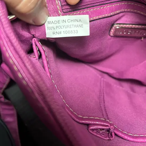 Rosetti Pink Purse Magnetic Strap Zipper Multiple Pockets Shoulder Handbag