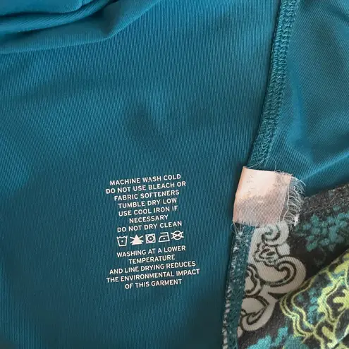 Rei Co-op REI Women S Blue Zip Up Jacket Embroidered Floral Pockets Athleisure Hiking