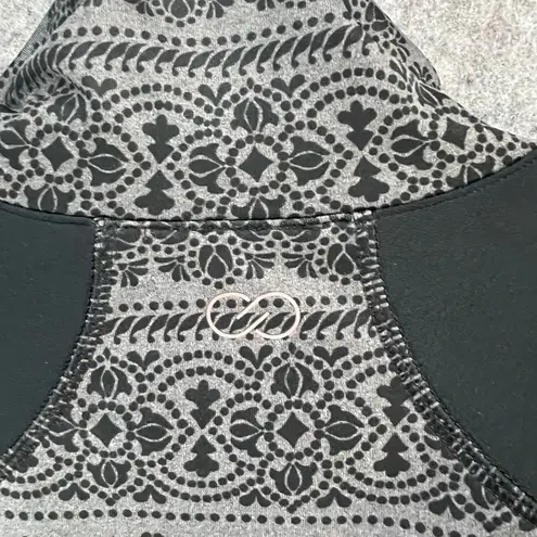 Calia Carrie Underwood Activewear Top Womens XS Gray Black 1/2 Zip Athletic Gym