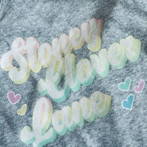 Stoney Clover Lane  for Target Gray Pastel Logo Crewneck Sweatshirt