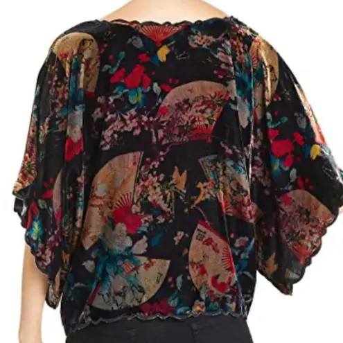 Johnny Was Velvet Jolie velvet Top NWT (oversized)