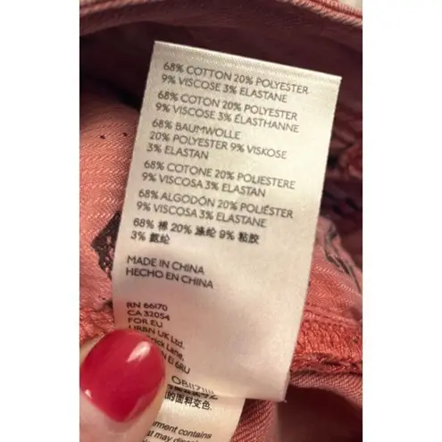 Pilcro and the Letterpress High Waist Denim Cuffed Boyfriend Bermuda Shorts 32