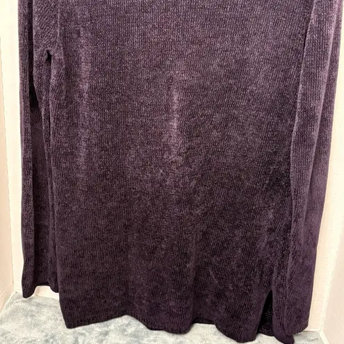 Vintage Jones & Co Deep Purple Pullover Knit Sweater Medium