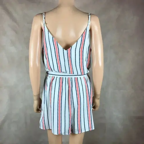 One Clothing Pastel Striped Romper NEW Large
