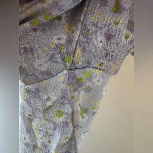 Sophie Rue Women’s NWOT Front Tie Puff Short Sleeve Floral Cottage Size S